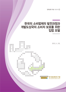 한국의 소비법제의 발전과정과 개발도상국의 소비자 보호를 위한 입법 모델