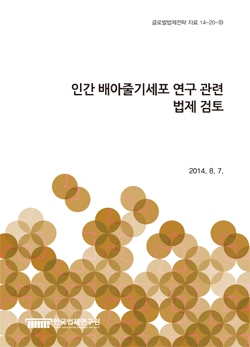 인간 배아줄기세포 연구 관련 법제 검토