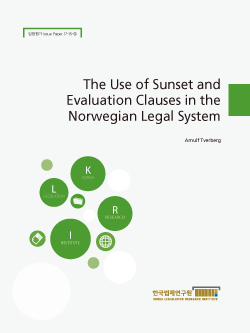 The Use of Sunset and Evaluation Clauses in the Norwegian Legal System