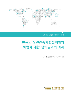 한국의 인종차별철폐협약 이행에 대한 심의결과와 과제