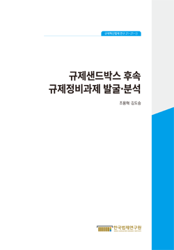 규제샌드박스 후속 규제정비과제 발굴·분석