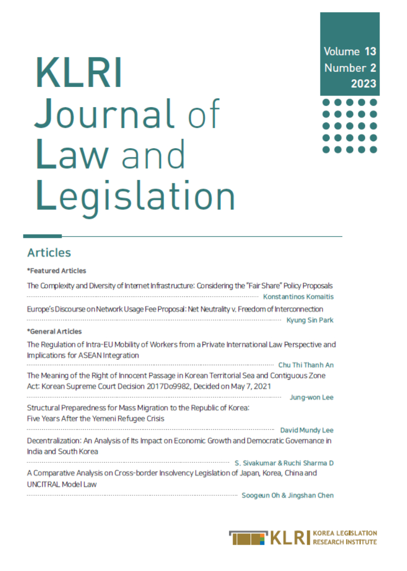KLRI Journal of Law and Legislation Vol.13 No.2, 2023